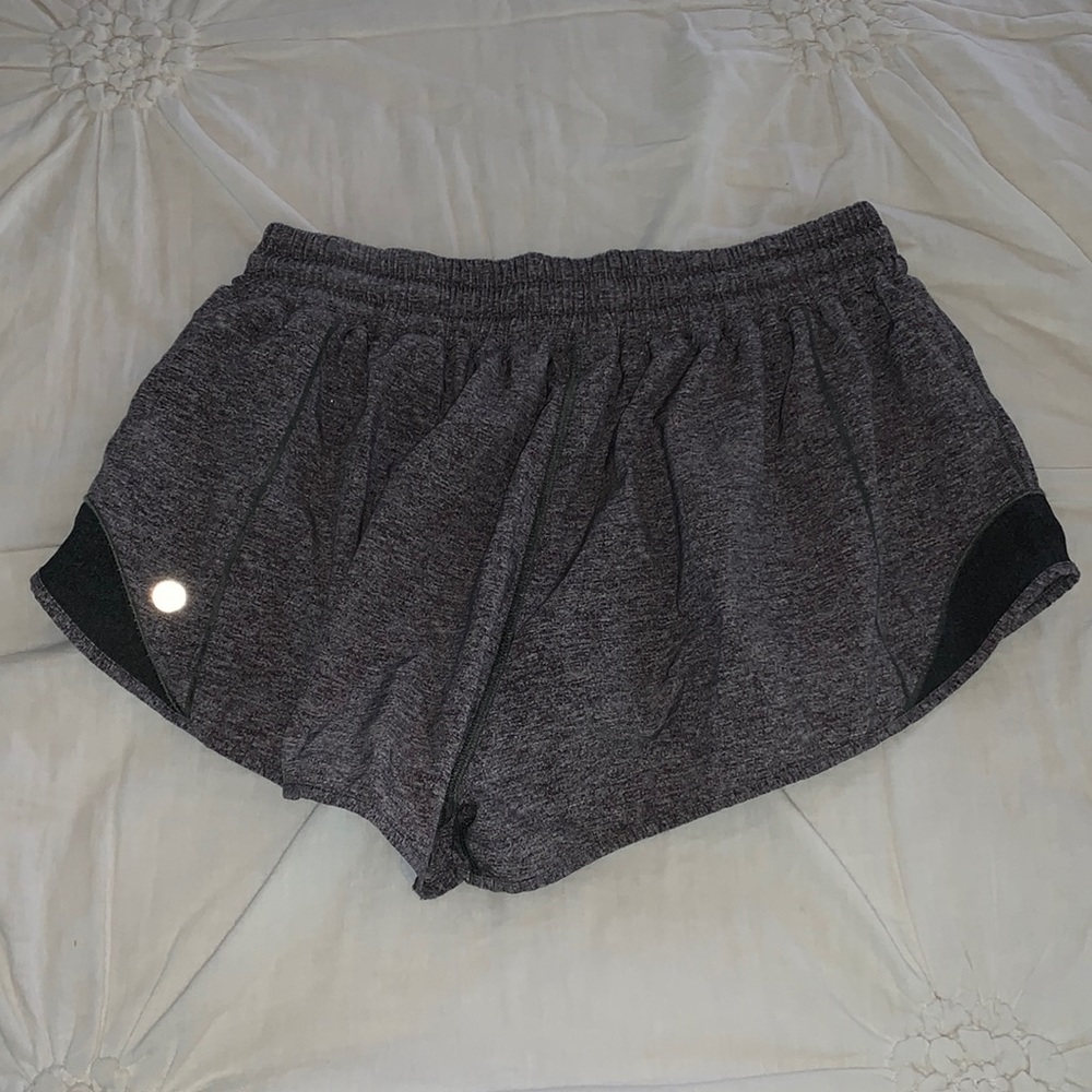 Lululemon grey hotty hot shorts 2.5’’